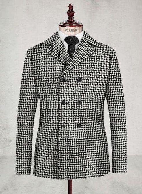 Houndstooth peacoat online