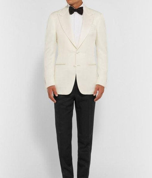 James Bond White Tuxedo - AlbertoNardoniStore