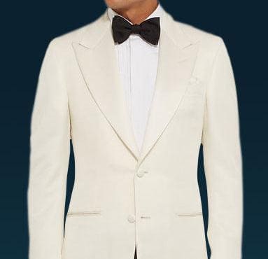 James Bond White Tuxedo - AlbertoNardoniStore