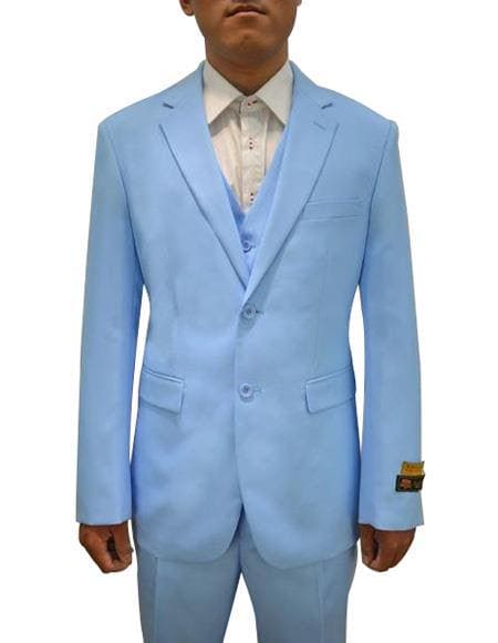 Light Blue Suit - AlbertoNardoniStore