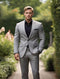 Light grey/Black Suit(Package Deal Include The Shirt) - AlbertoNardoniStore