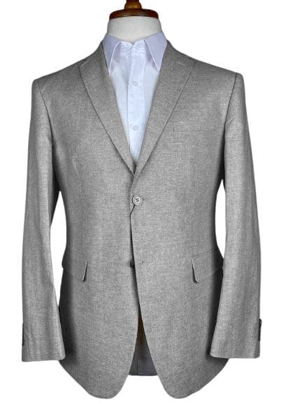 Linen Blazers - Light Grey - AlbertoNardoniStore