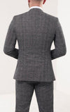 Loch Hart of Scotland Prince of Wales Check Tweed 3 Piece Suit - AlbertoNardoniStore