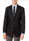 Men Black Plaid Blazer Mens - AlbertoNardoniStore