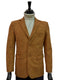 Men Blu Martini Cognac Ultra Micro Faux Suede Laser Cut Pattern Blazer Sportcoat - AlbertoNardoniStore