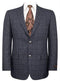 Men Grey Plaid Blazer - AlbertoNardoniStore