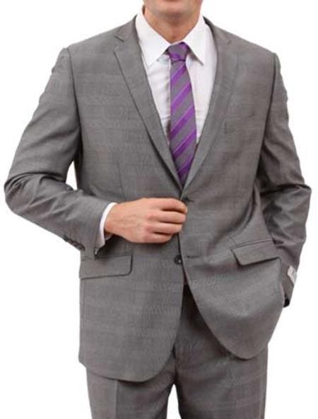 Men Grey Plaid Blazer Mens - AlbertoNardoniStore