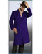 Men's Authentic Alberto Nardoni Brand Indigo ~ Bright Blue Full Length Coat Indigo/Bright Blue - AlbertoNardoniStore