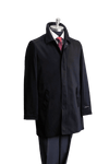 Men's Black Raincoat 3/4 Length - AlbertoNardoniStore