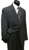 Men's Pinstripe Stripe Two 2 Button Super Business - AlbertoNardoniStore