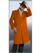 Men's Rust Authentic Alberto Nardoni Brand Full Length Coat - AlbertoNardoniStore