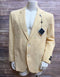 Men Yellow Plaid Blazer - AlbertoNardoniStore