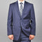 Mens 100 Percent Wool Suits - Blue Business Suit - AlbertoNardoniStore