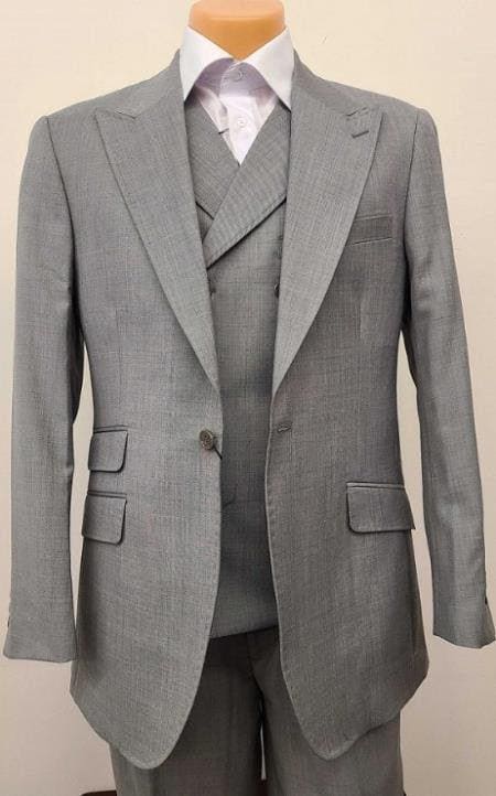 Mens 1930s Suits - Gray Suit - AlbertoNardoniStore