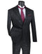 Mens 2 Button Slim Fit Paisley Prom Suit in Black - AlbertoNardoniStore