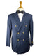 Mens Big and Tall Navy Blue Blazer - AlbertoNardoniStore