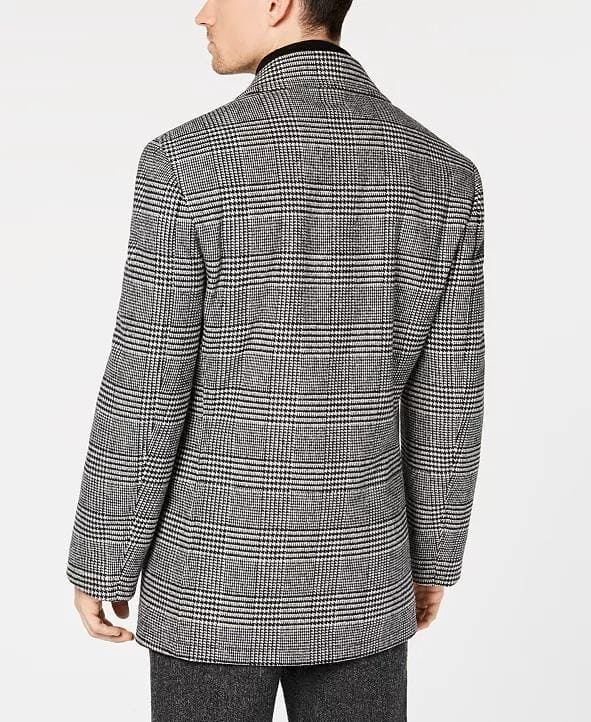 Mens Big and Tall Peacoat Big and Tall Overcoats Wool Peacoat