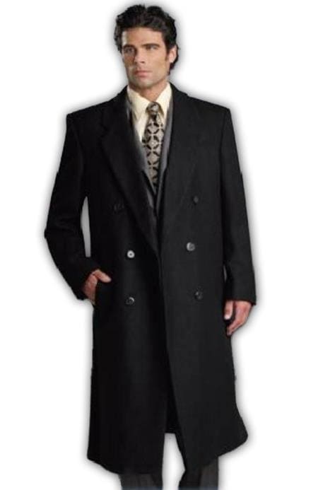 Mens Big and Tall Peacoat - Big and Tall Overcoats - Wool Peacoat ...