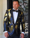 Mens Black and Gold Dinner Jacket - Mens Evening jackets - Tuxedo Dinner Jacket - AlbertoNardoniStore