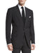 Mens Black Peak Lapel Suit - AlbertoNardoniStore