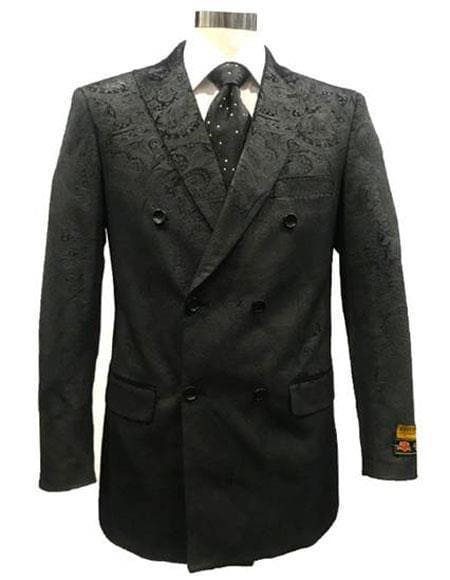 Mens Black Velvet Blazer - AlbertoNardoniStore