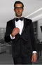 Mens Black Velvet Blazer - AlbertoNardoniStore