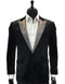 Mens Black Velvet Blazer - AlbertoNardoniStore