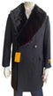 Mens Black Wool Peacoat - AlbertoNardoniStore