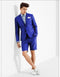 Mens Blazer With Shorts - Indigo Suit - AlbertoNardoniStore