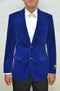 Mens Bright Blue Suit - AlbertoNardoniStore