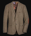 Mens Brown Herringbone Suits Downtown Los angeles - Suits LA $149 - AlbertoNardoniStore