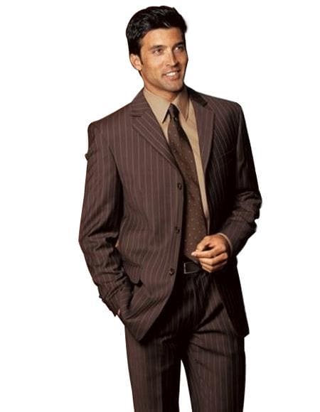 Mens Brown Linen Suit - AlbertoNardoniStore