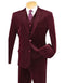 Mens Burgundy Slim Fit Suit - AlbertoNardoniStore