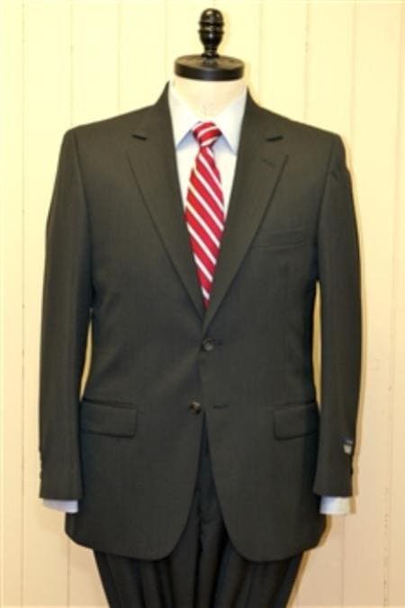 Mens Charcoal Blazer - 2 Button Big And Tall Size Blazer 56 To 80 Wool Suit Charcoal Cheap Priced Sport Coats - Large Sport Jacket - AlbertoNardoniStore