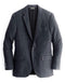 Mens Charcoal One Chest Pocket Cashmere & Wool Blazer - AlbertoNardoniStore