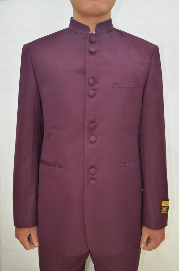 Mens Clergy Suits - Burgundy - AlbertoNardoniStore