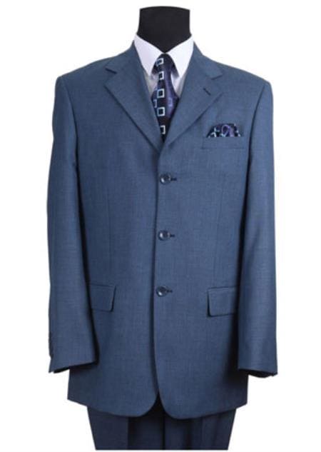 Mens Cobalt Blue Suit - AlbertoNardoniStore