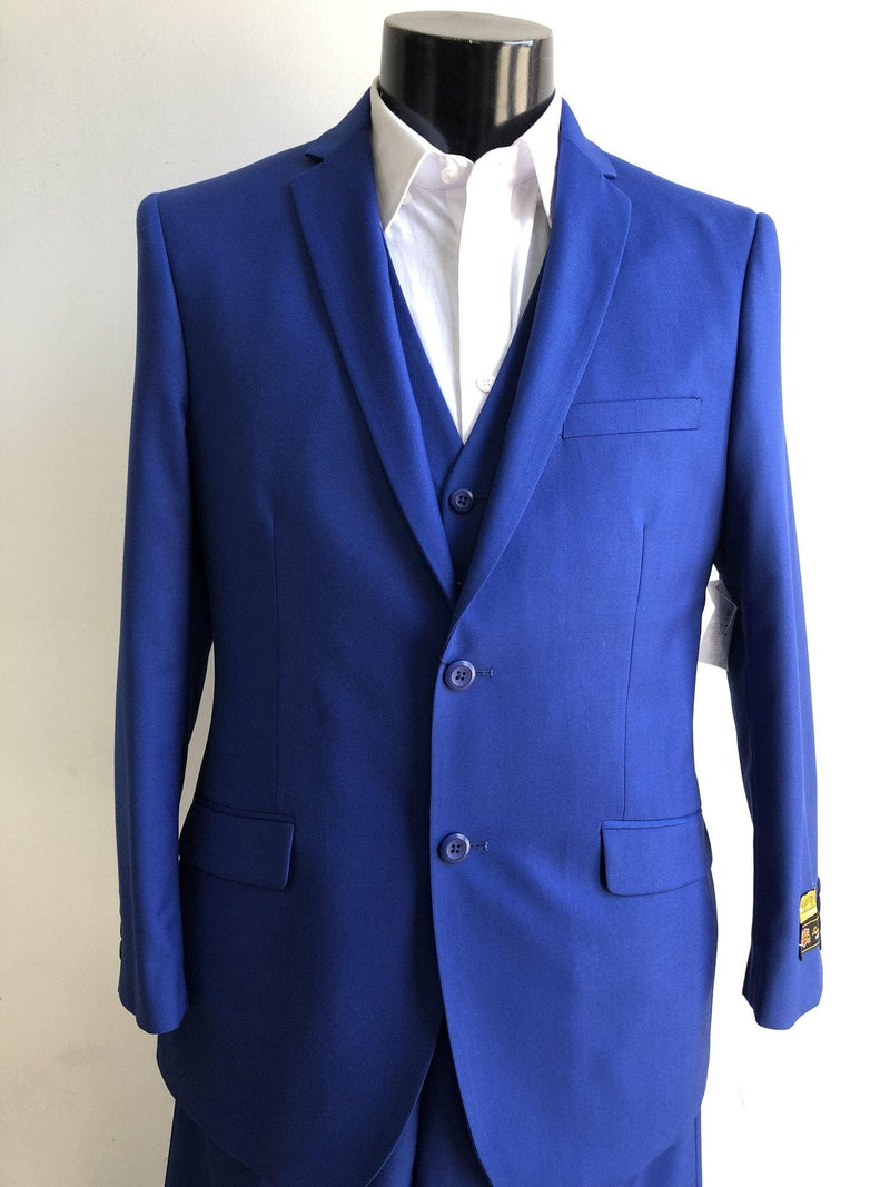 Mens Cobalt Suits Downtown Los angeles - Suits LA $149 - AlbertoNardoniStore