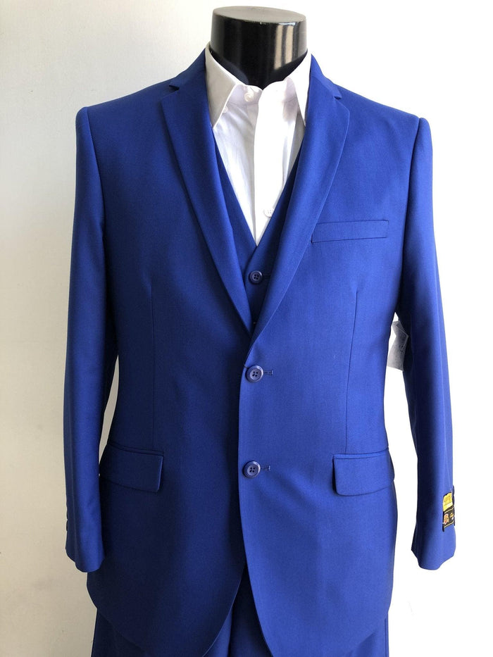 Mens Cobalt Suits Downtown Los angeles - Suits LA $149 - AlbertoNardoniStore