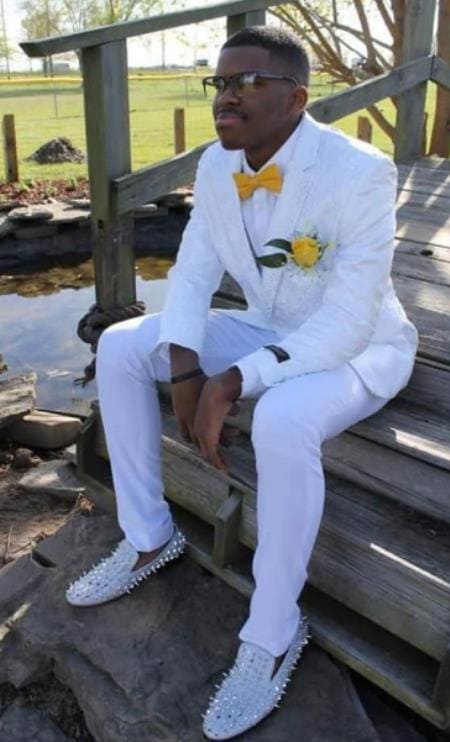 Mens Dinner Jacket For Sale - White Dinner Jacket - AlbertoNardoniStore