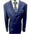 Mens Double Breasted Peak Lapel Suit - AlbertoNardoniStore