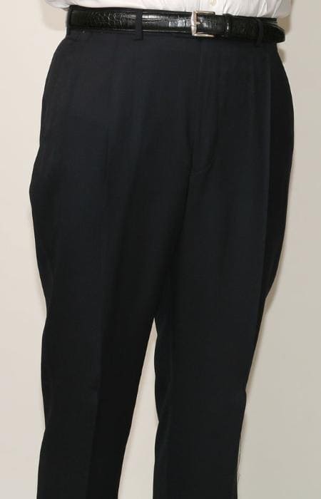 Mens Double Pleated Wool Trousers - AlbertoNardoniStore