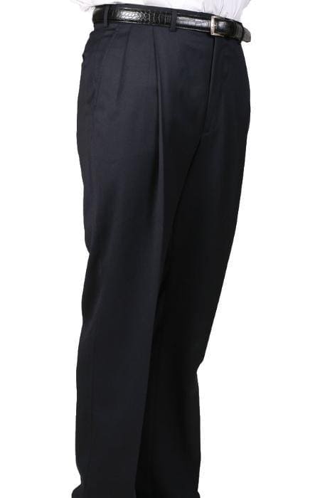 Mens Double Pleated Wool Trousers - AlbertoNardoniStore