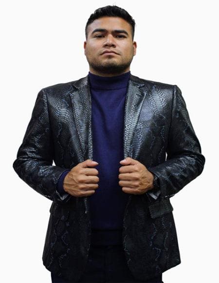 Mens Exotic Leather Jackets - AlbertoNardoniStore