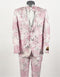 Mens Floral Flower Suit With Matching Bowtie - AlbertoNardoniStore