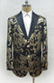 Fashion-7# Black-Gold - Mens Wholesale Blazers - AlbertoNardoniStore