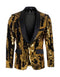 Mens Gold Sequin Blazer - AlbertoNardoniStore