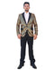 Mens Gold Sequin Blazer - AlbertoNardoniStore