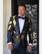 Mens Gold Sequin Blazer - AlbertoNardoniStore