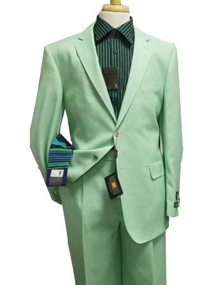 Mens Green Plaid Blazer - AlbertoNardoniStore